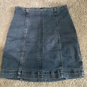 Free people Jean Skirt Size 0